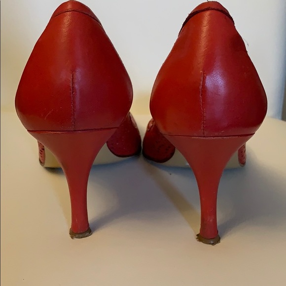BRONX Red Heels - Size 40/US 10 - Picture 5 of 5